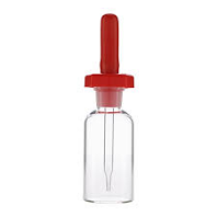Bottle polystop dropper clear 30ml